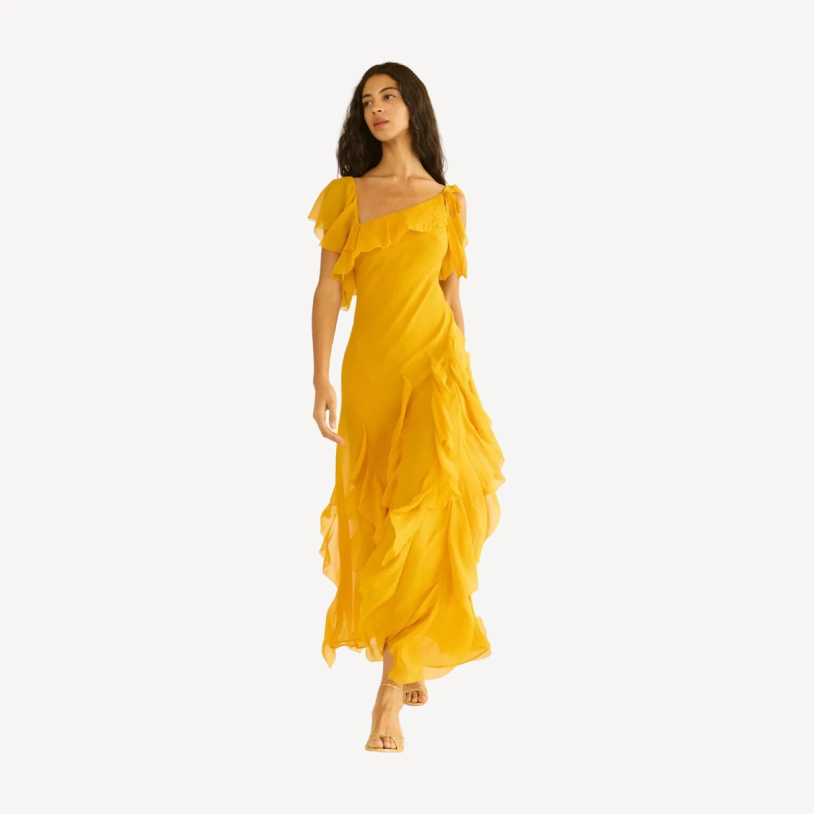 ZELIA DRESS -- SUNFLOWER