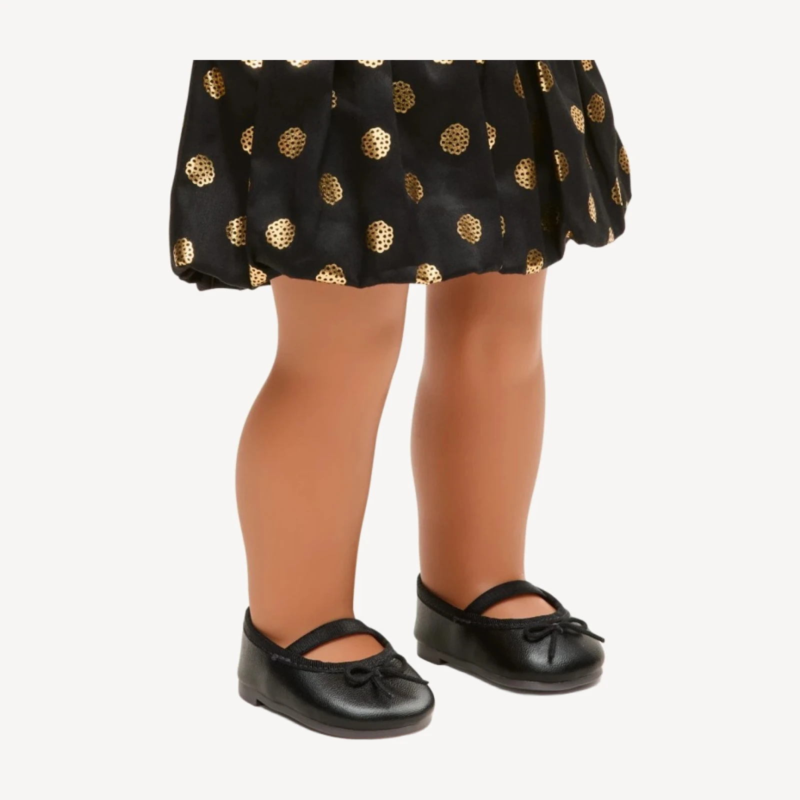 American Girl® X J.Crew black ballet flats for 18" dolls