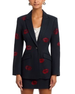 Cinq a Sept Kissing Booth Denim Blazer