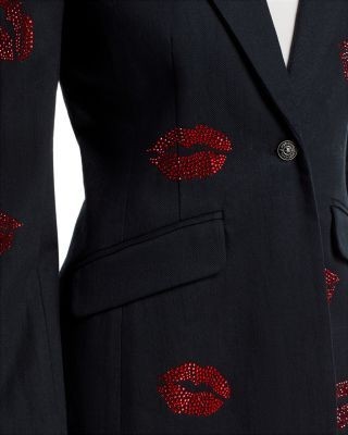 Cinq a Sept Kissing Booth Denim Blazer