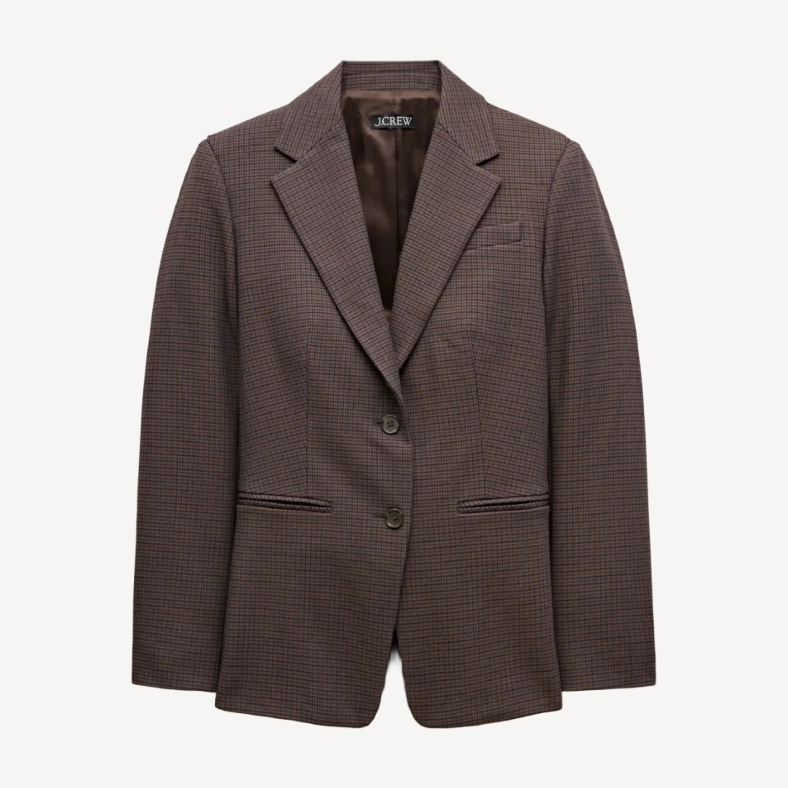 Margeaux blazer in plaid four-season stretch