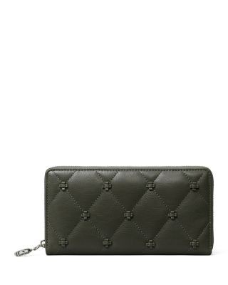 Tory Burch Bunny Knot Leather Continental Wallet