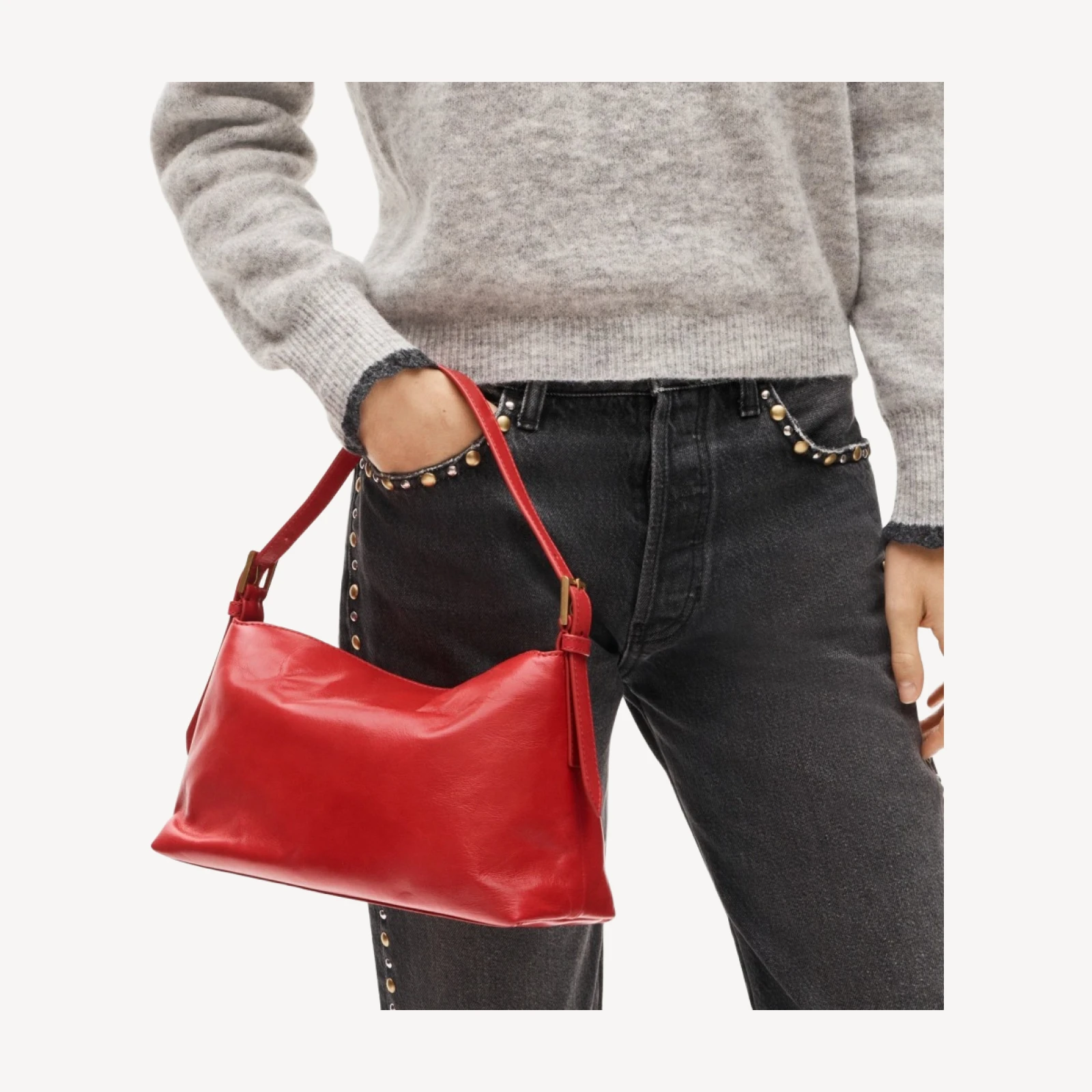 Berkeley small shoulder bag in leather