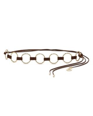 Ramy Brook Chiara Women's Multi Ring Leather Belt