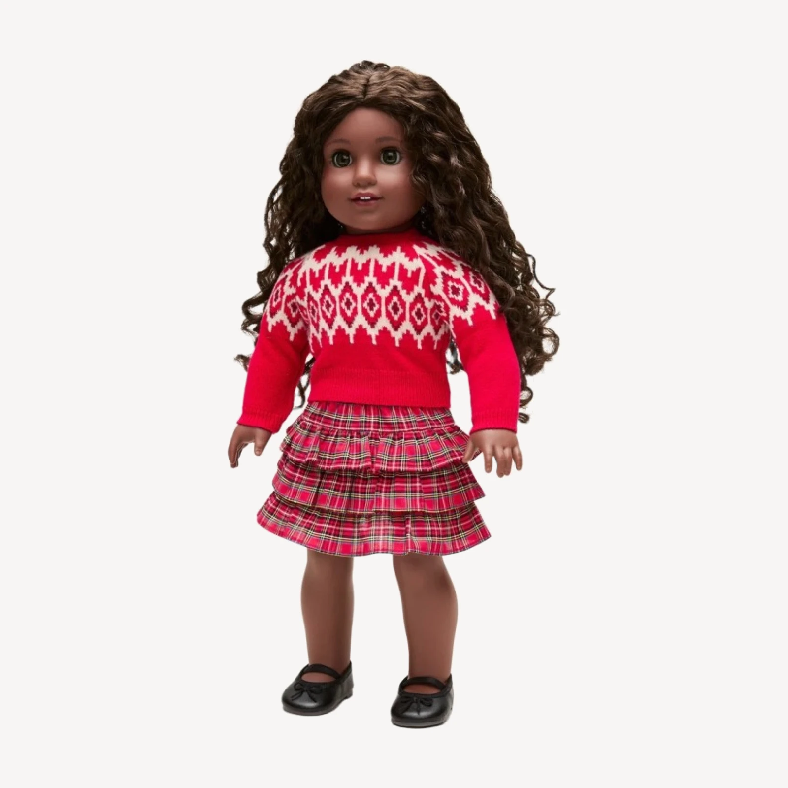 American Girl® x J.Crew Fair Isle hearts sweater for 18" dolls