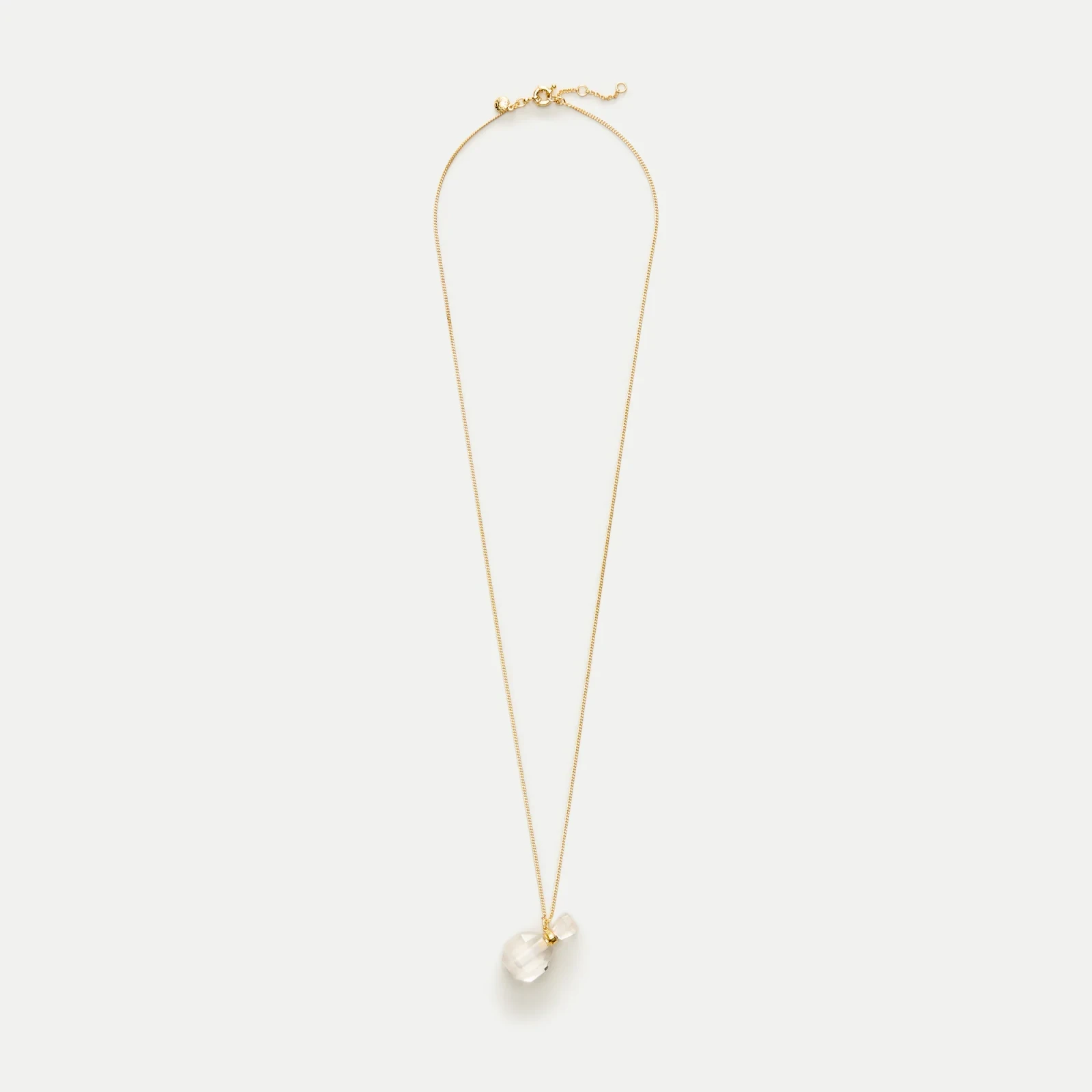 Perfume bottle pendant necklace