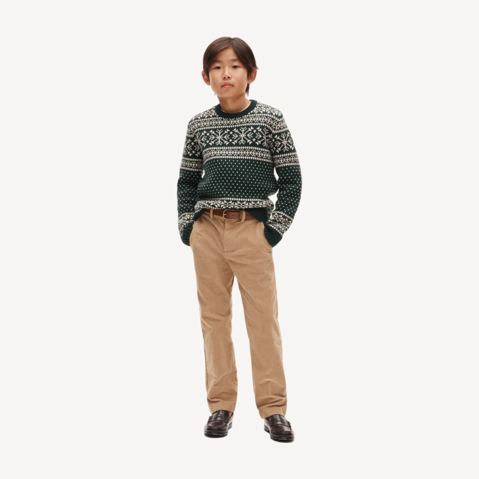 Boys' slim-fit stretch corduroy pant