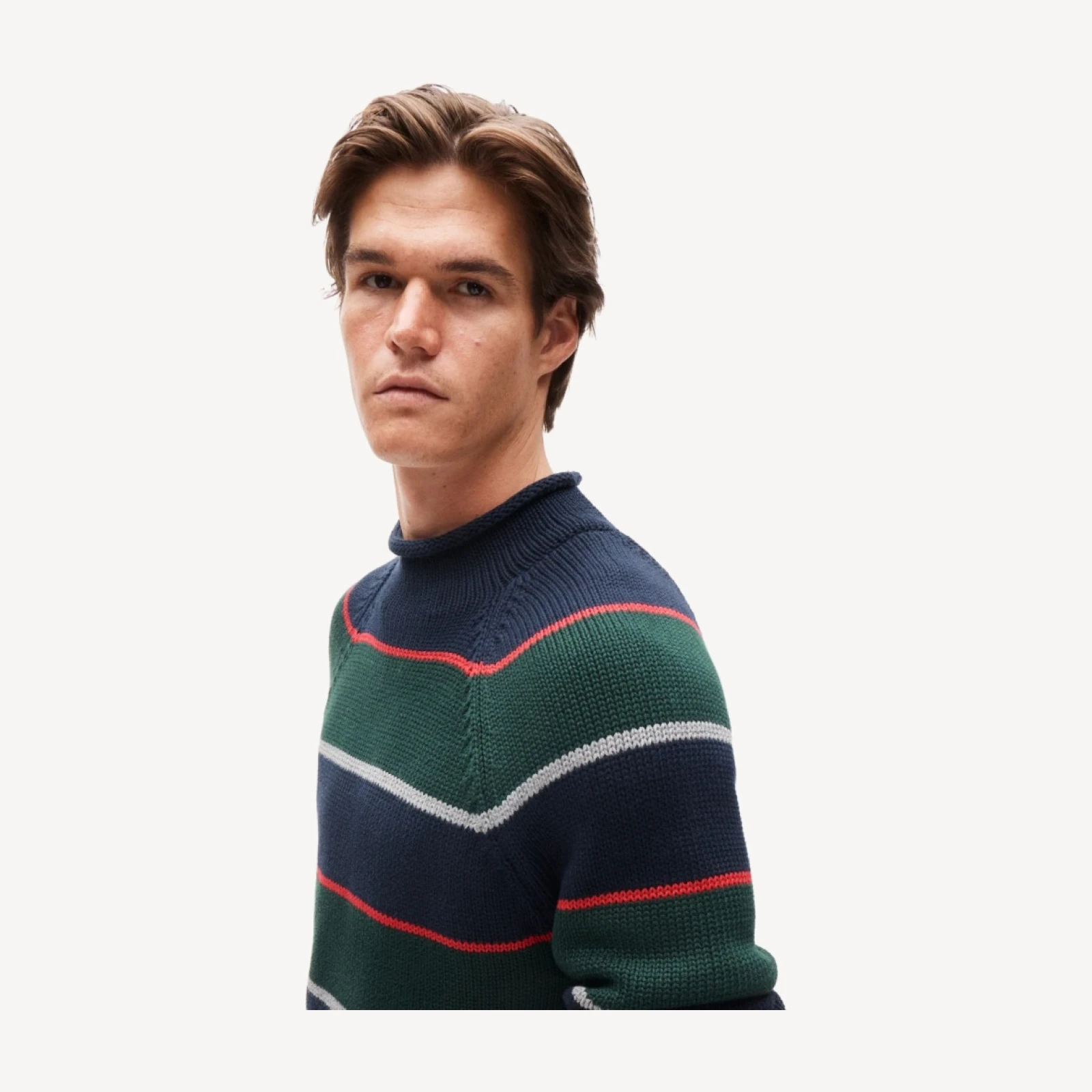 1988 Rollneck™ sweater in stripe