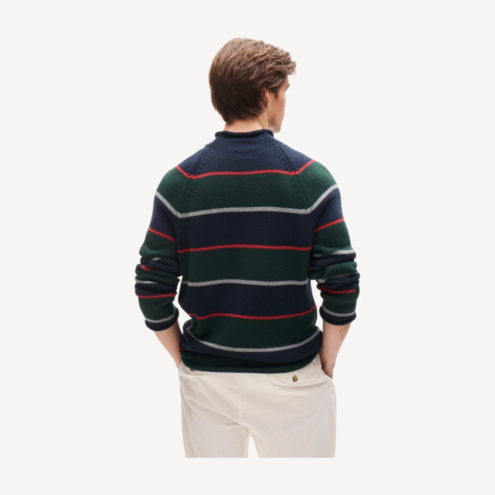 1988 Rollneck™ sweater in stripe
