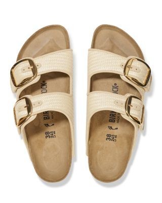 Birkenstock Women's Arizona Big Buckle Raffia Sandals