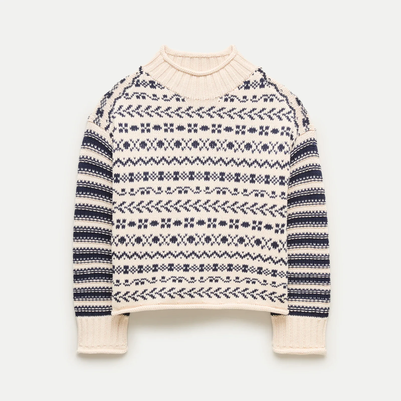 2025 Rollneck™ Fair Isle sweater