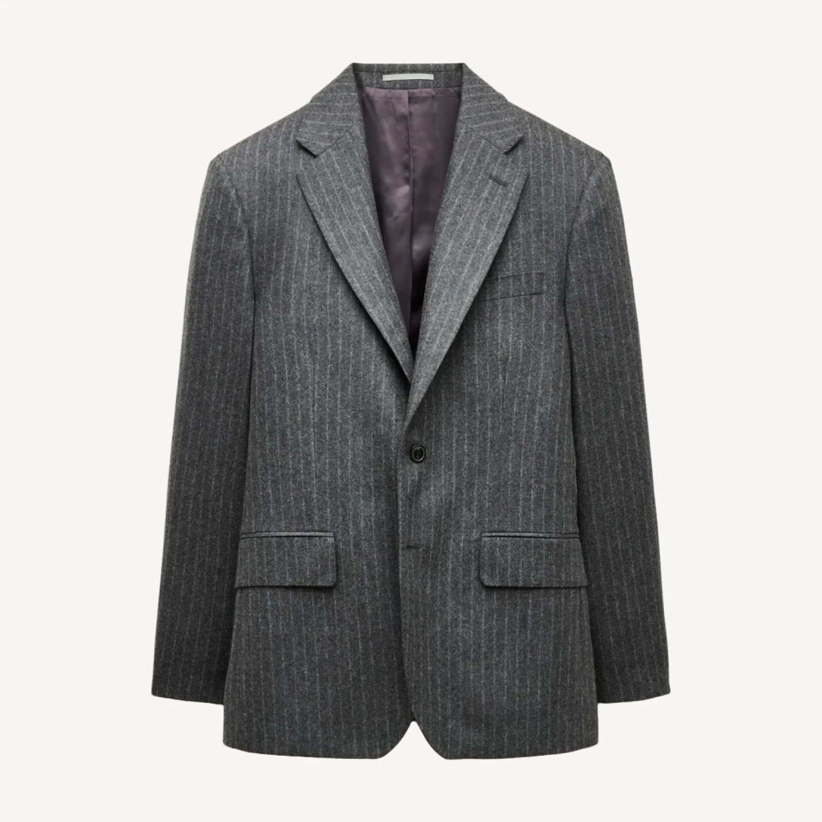 Crosby Classic-fit suit jacket in Italian wool flannel