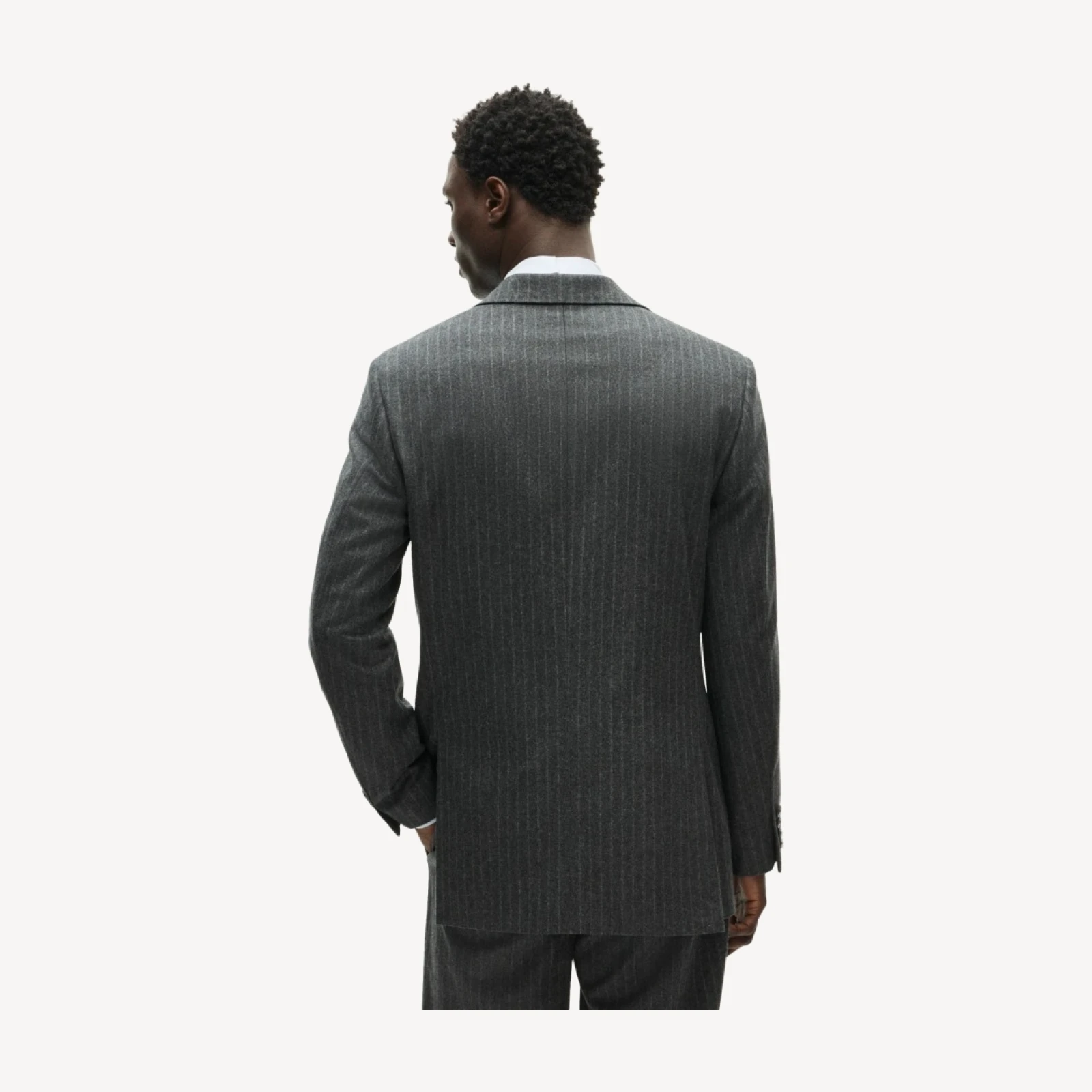 Crosby Classic-fit suit jacket in Italian wool flannel