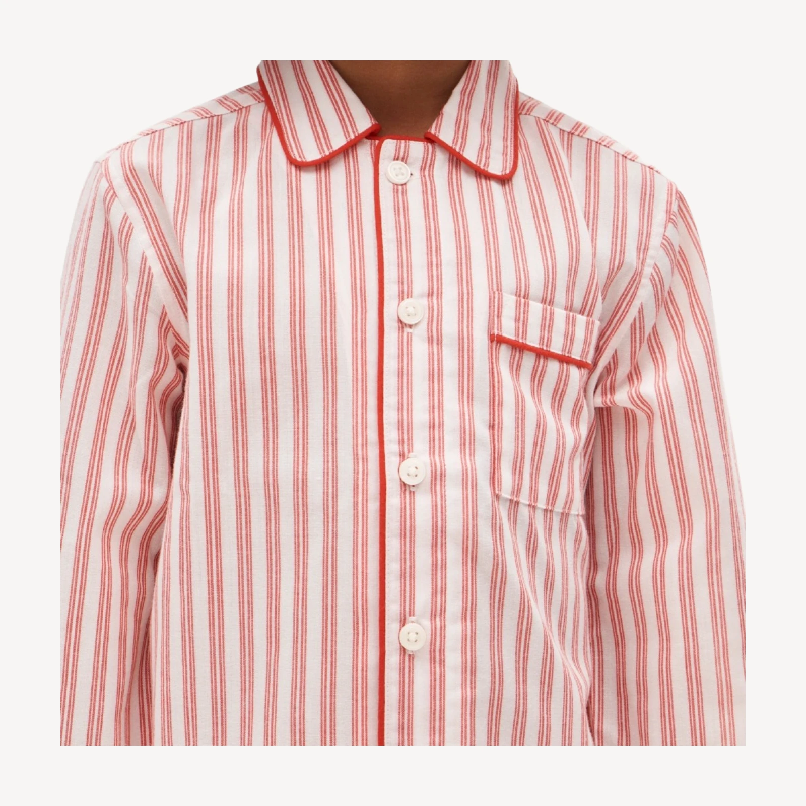 Kids' pajama set in ski print