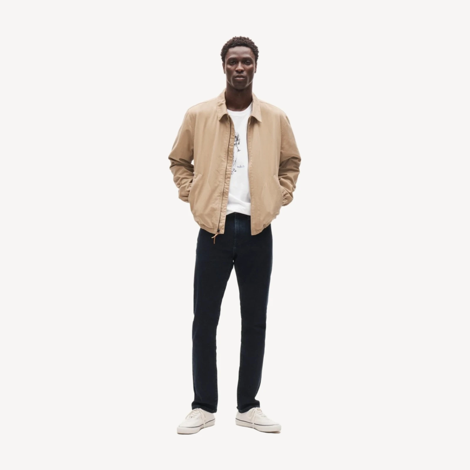 484 Slim-fit stretch jean in nightfall indigo