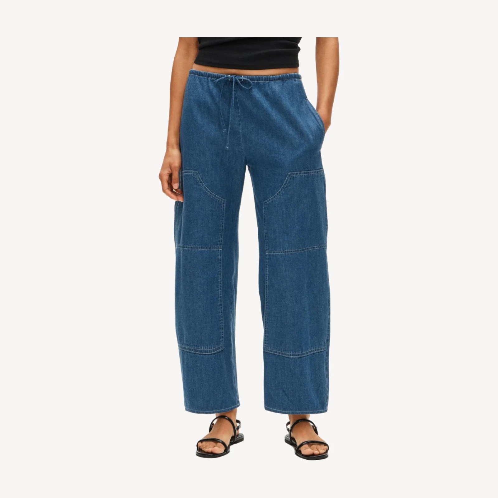 Luna pant in chambray