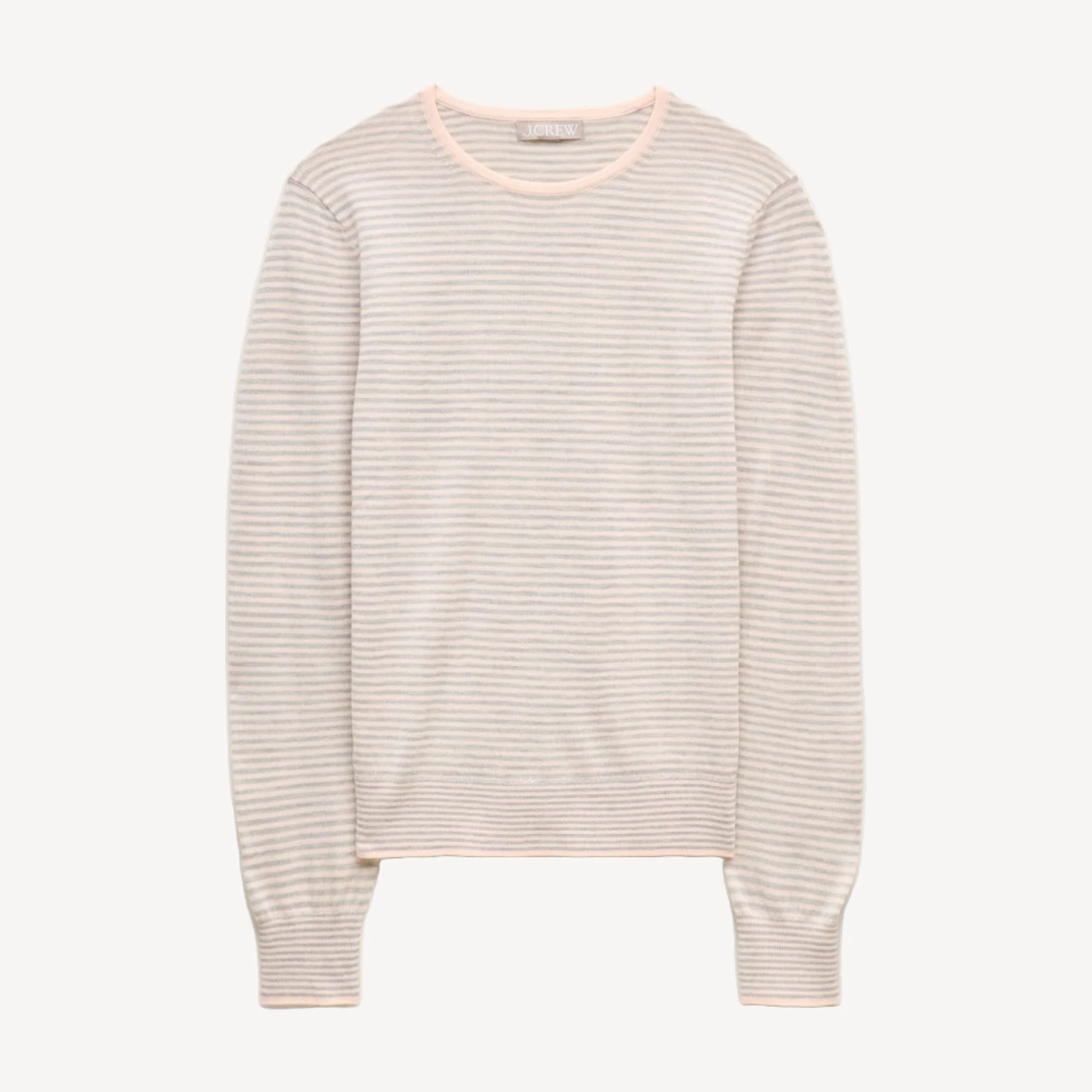 Clair crewneck sweater in striped merino wool