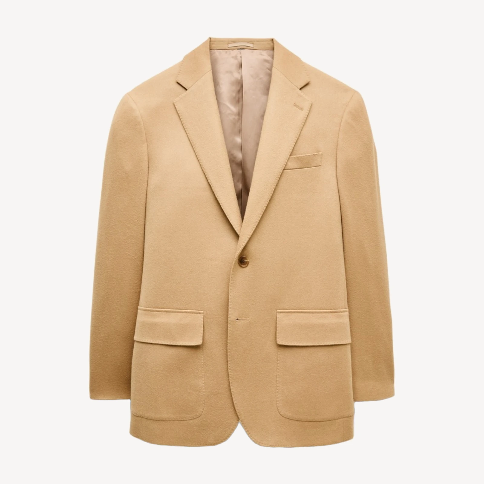 Blazer in Italian wool doeskin