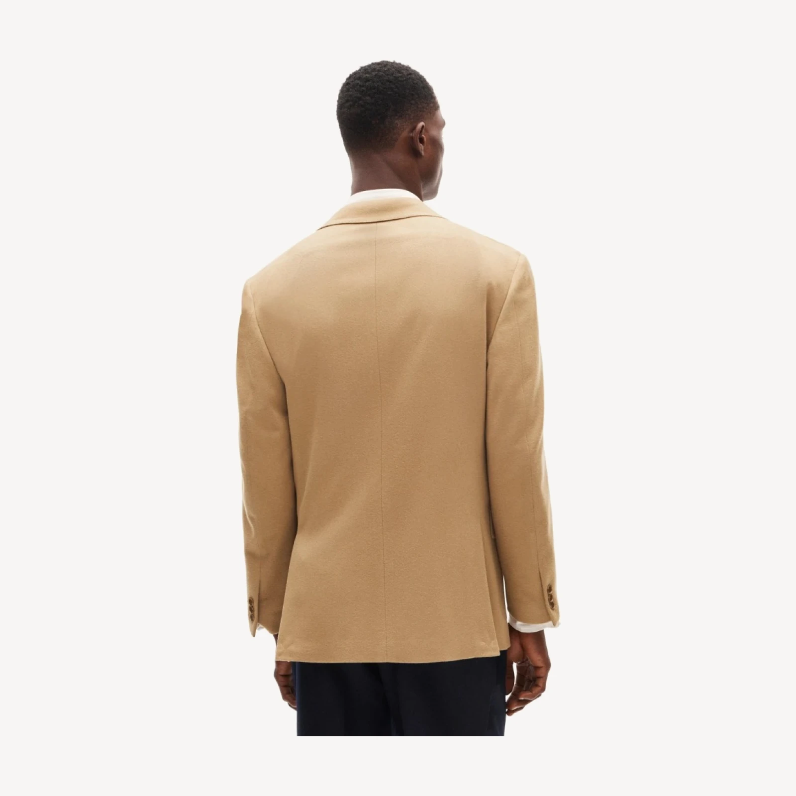 Blazer in Italian wool doeskin