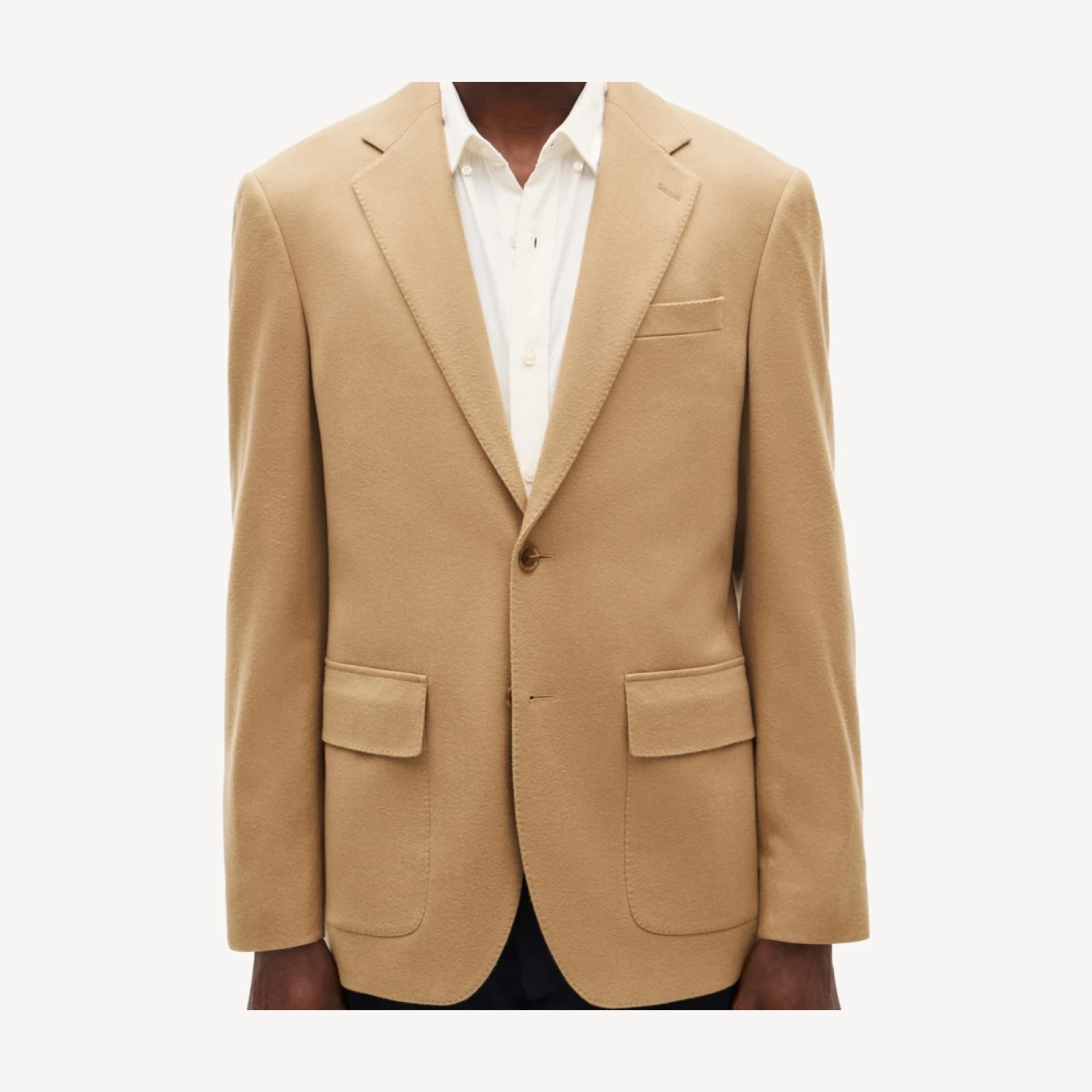 Blazer in Italian wool doeskin
