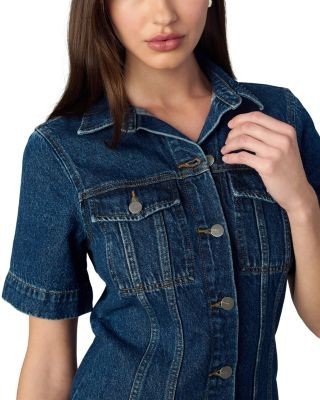 Joe's Jeans The Denim Trucker Shirt Dress
