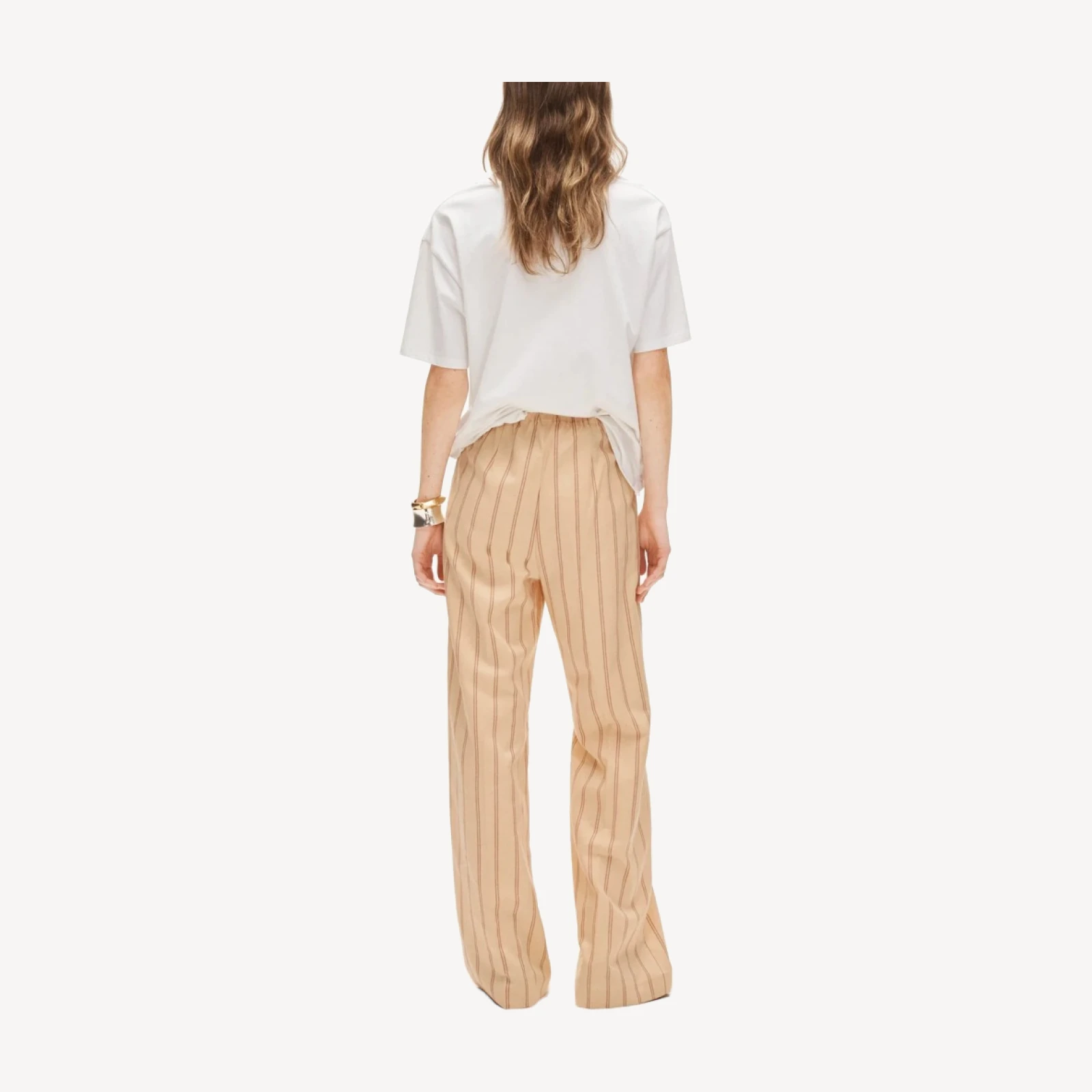 Cosmo pant in striped Gramercy linen blend