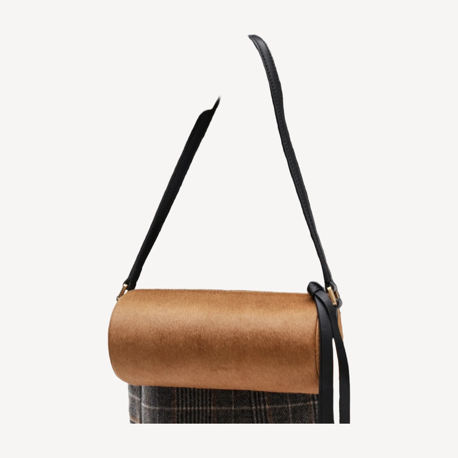 Pencil bag in calf hair