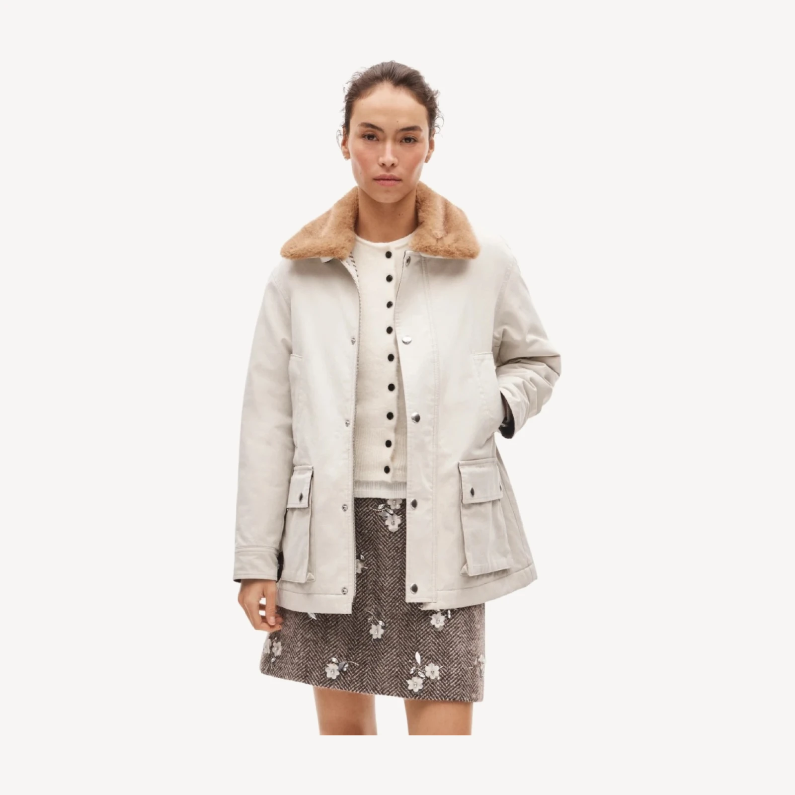 Women's 1986 Barn Jacket™ with removable faux-fur collar