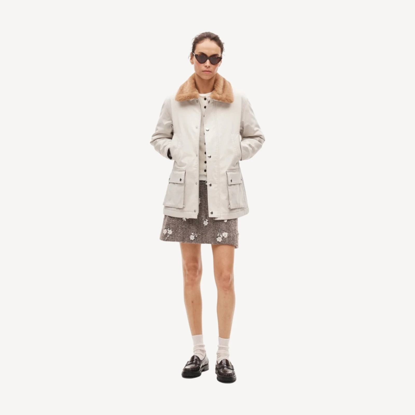 Women's 1986 Barn Jacket™ with removable faux-fur collar