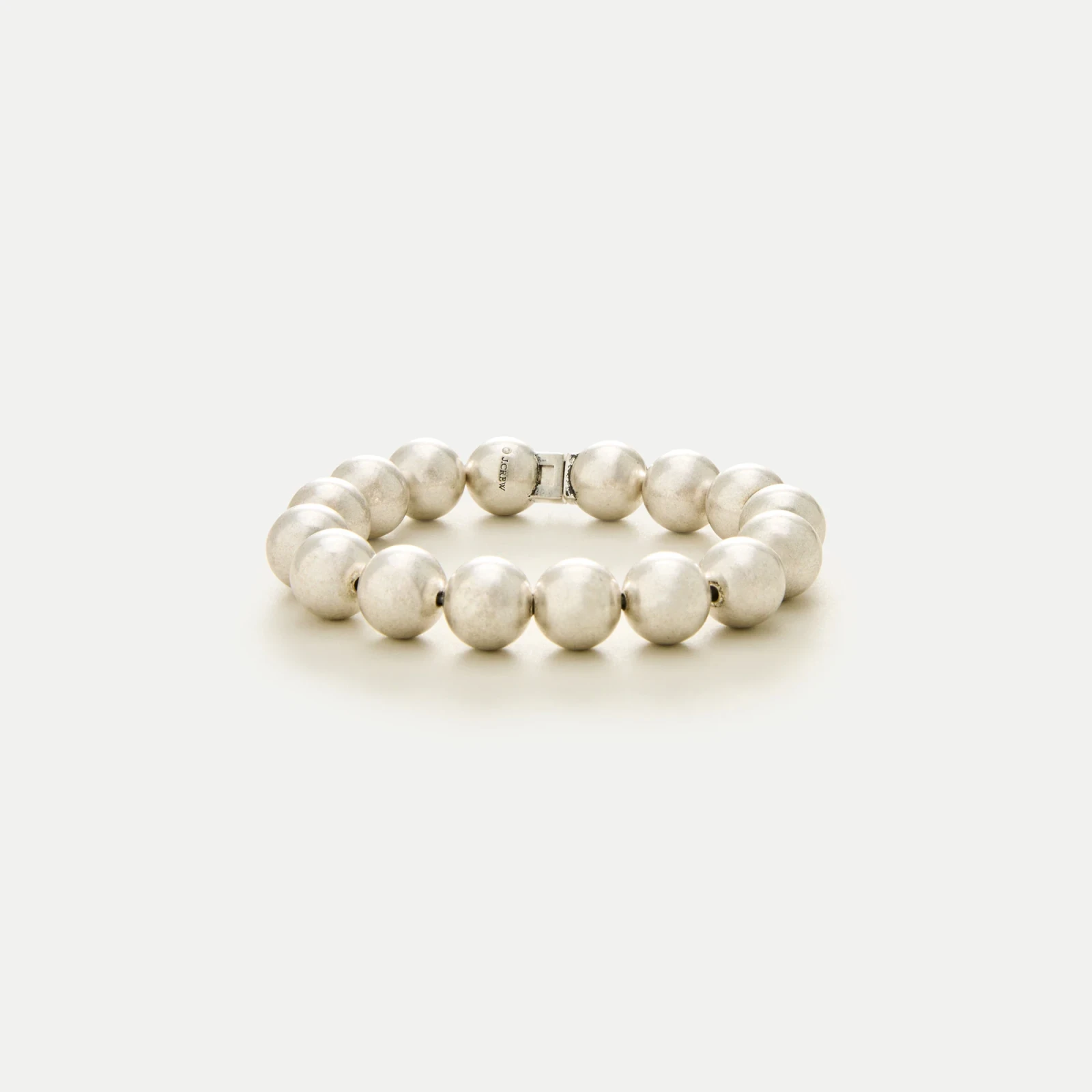 Metallic beaded chunky bracelet