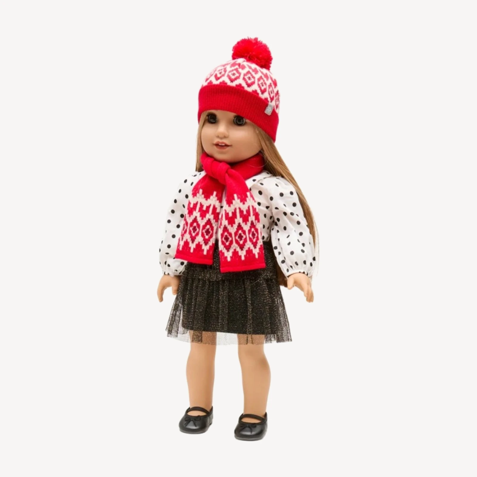 American Girl® x J.Crew Fair Isle beanie and scarf set for 18" dolls