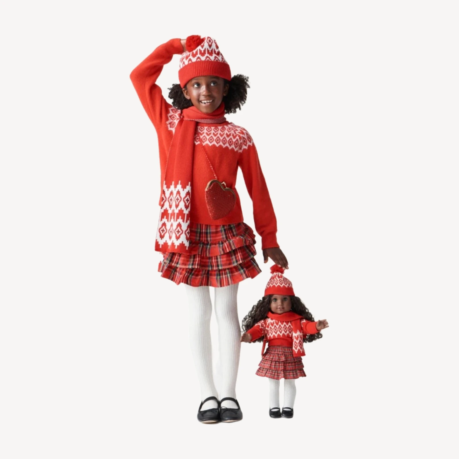 American Girl® x J.Crew Fair Isle beanie and scarf set for 18" dolls