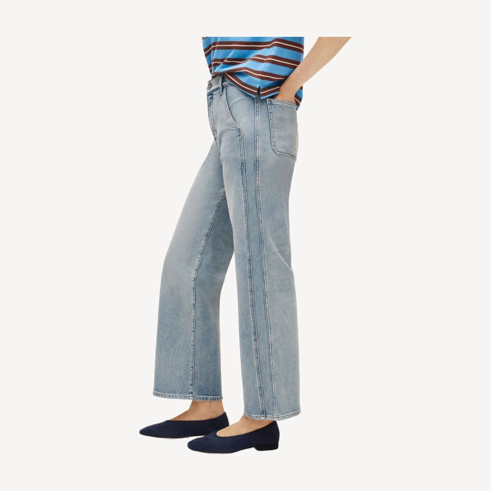 Utility slim-wide jean