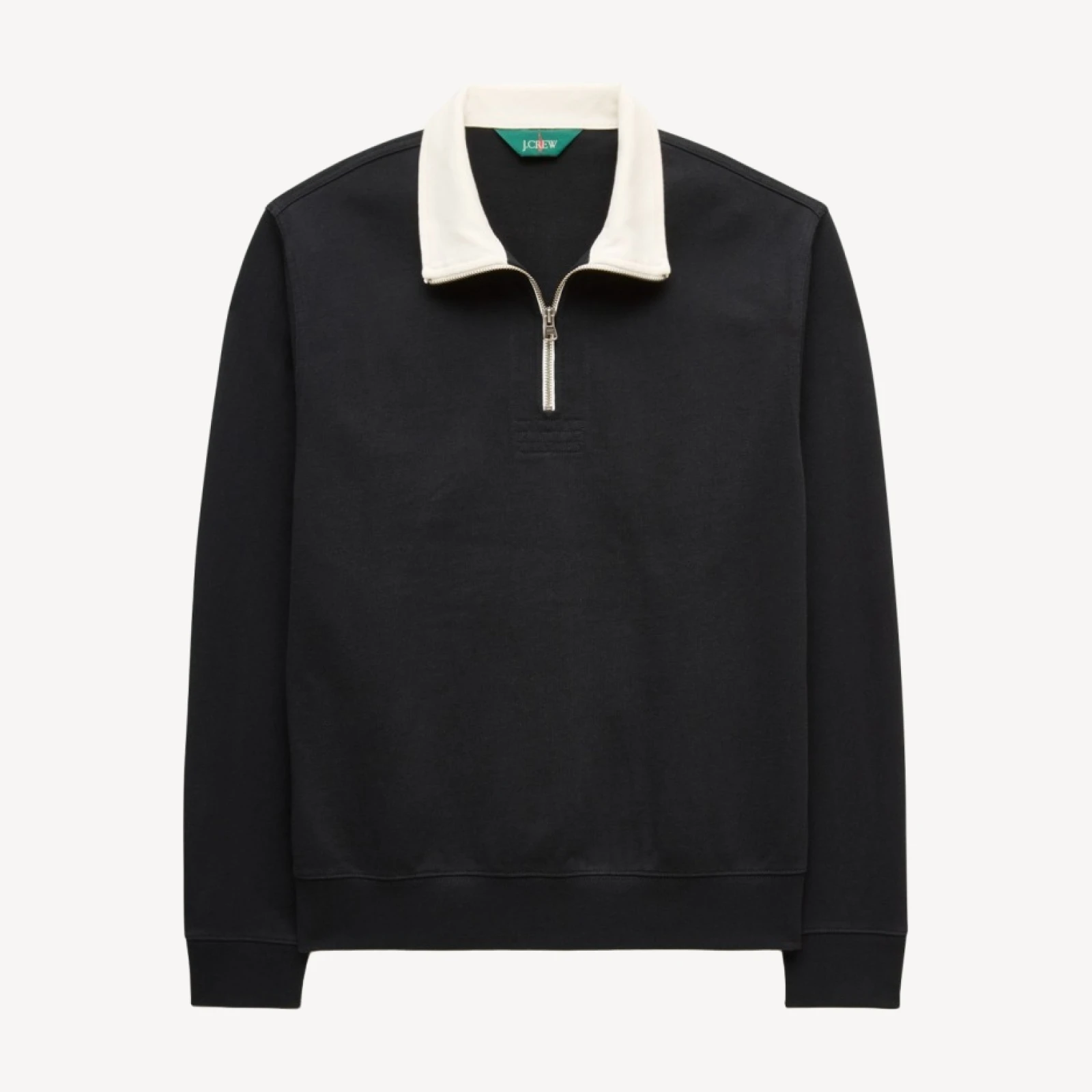 Quarter-zip rugby shirt