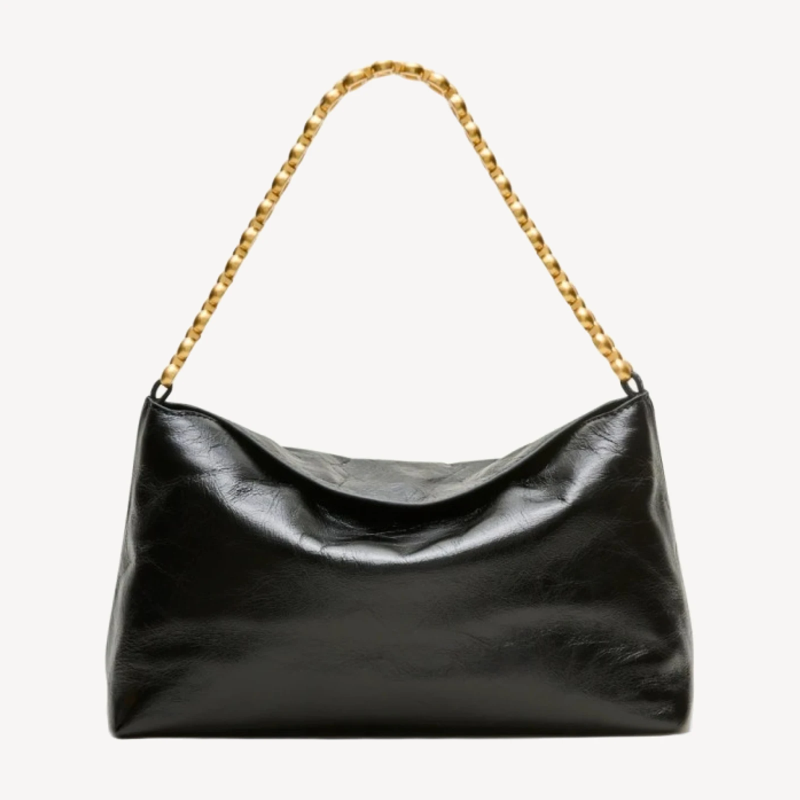 Berkeley small shoulder bag in leather with chain strap