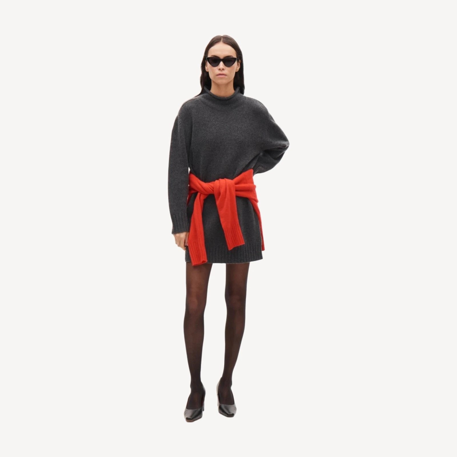 Wool Rollneck™ sweater-dress