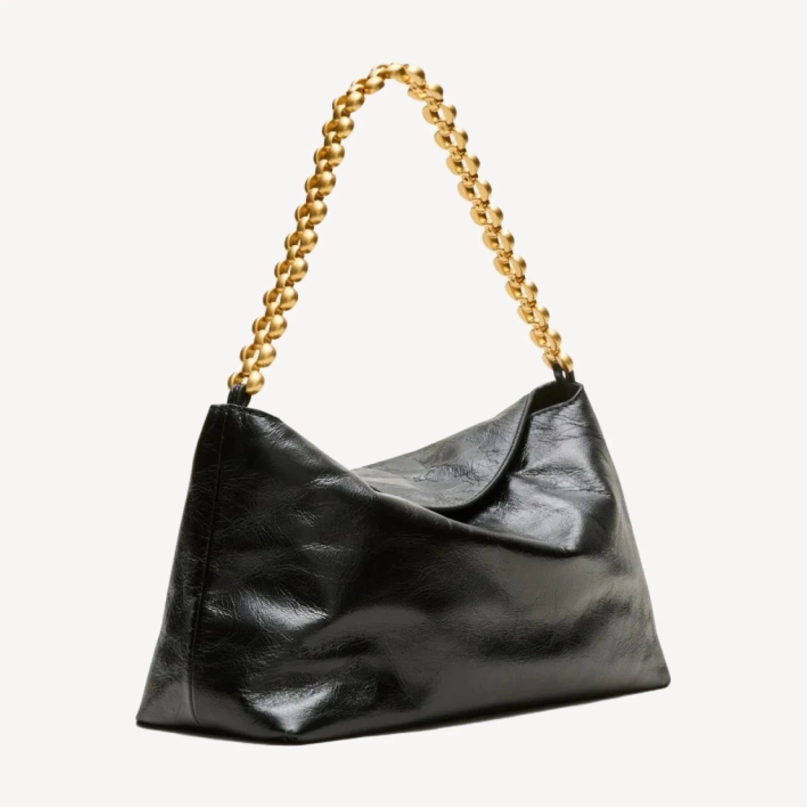 Berkeley small shoulder bag in leather with chain strap