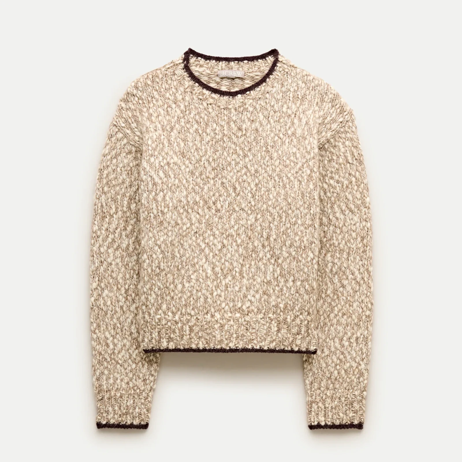 Crewneck sweater in Italian wool blend