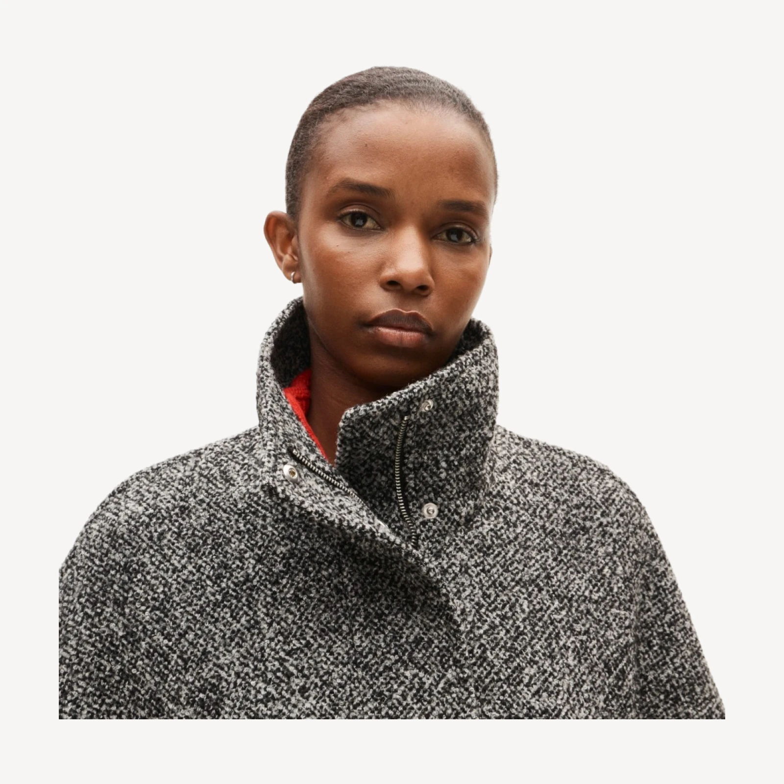 Luciana coat in bouclé