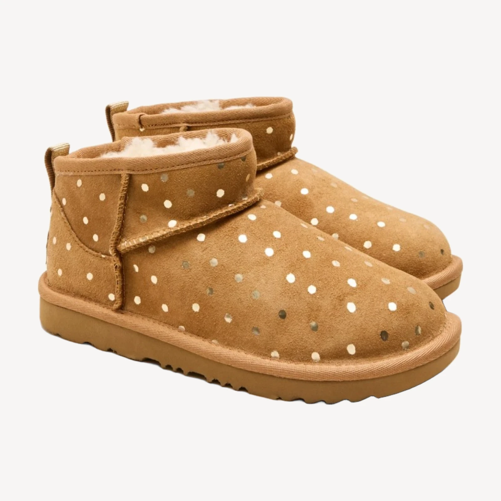 UGG® Classic Ultra mini kids' shiny dots boots