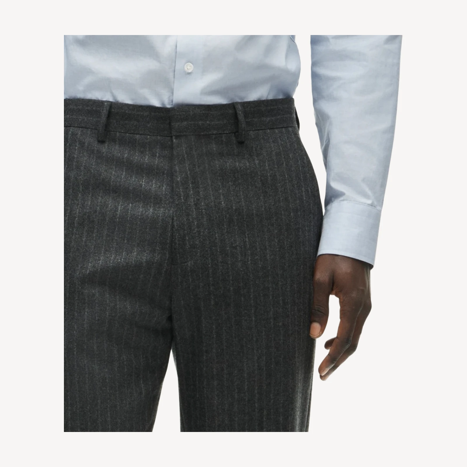 Crosby Classic-fit suit pant in Italian wool flannel