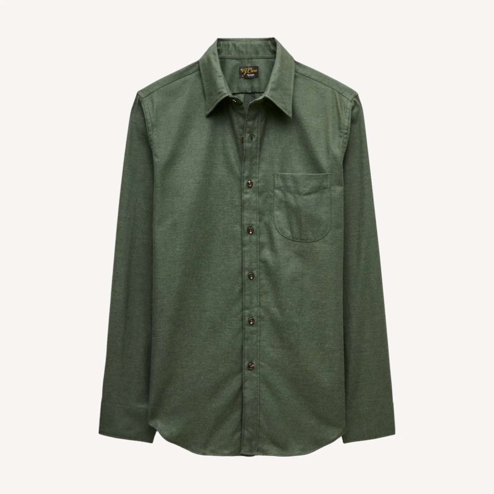 Madison cotton-blend twill shirt