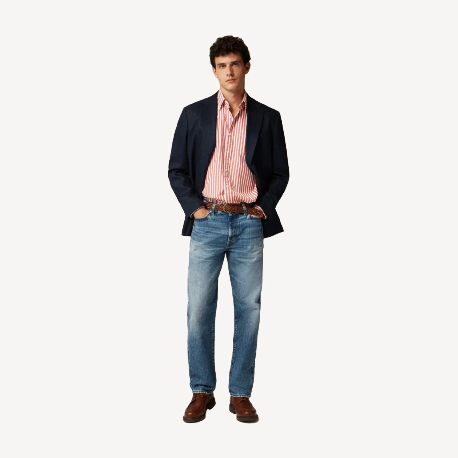 Crosby Classic-fit blazer in Irish linen-wool blend