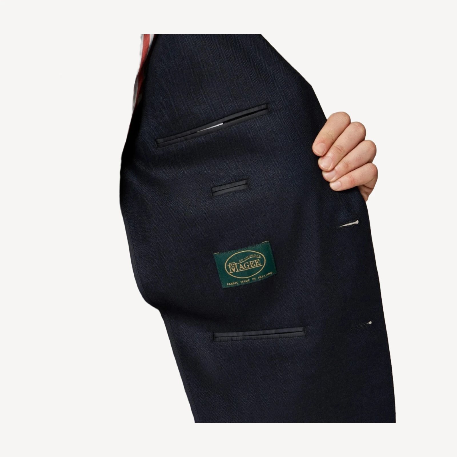 Crosby Classic-fit blazer in Irish linen-wool blend