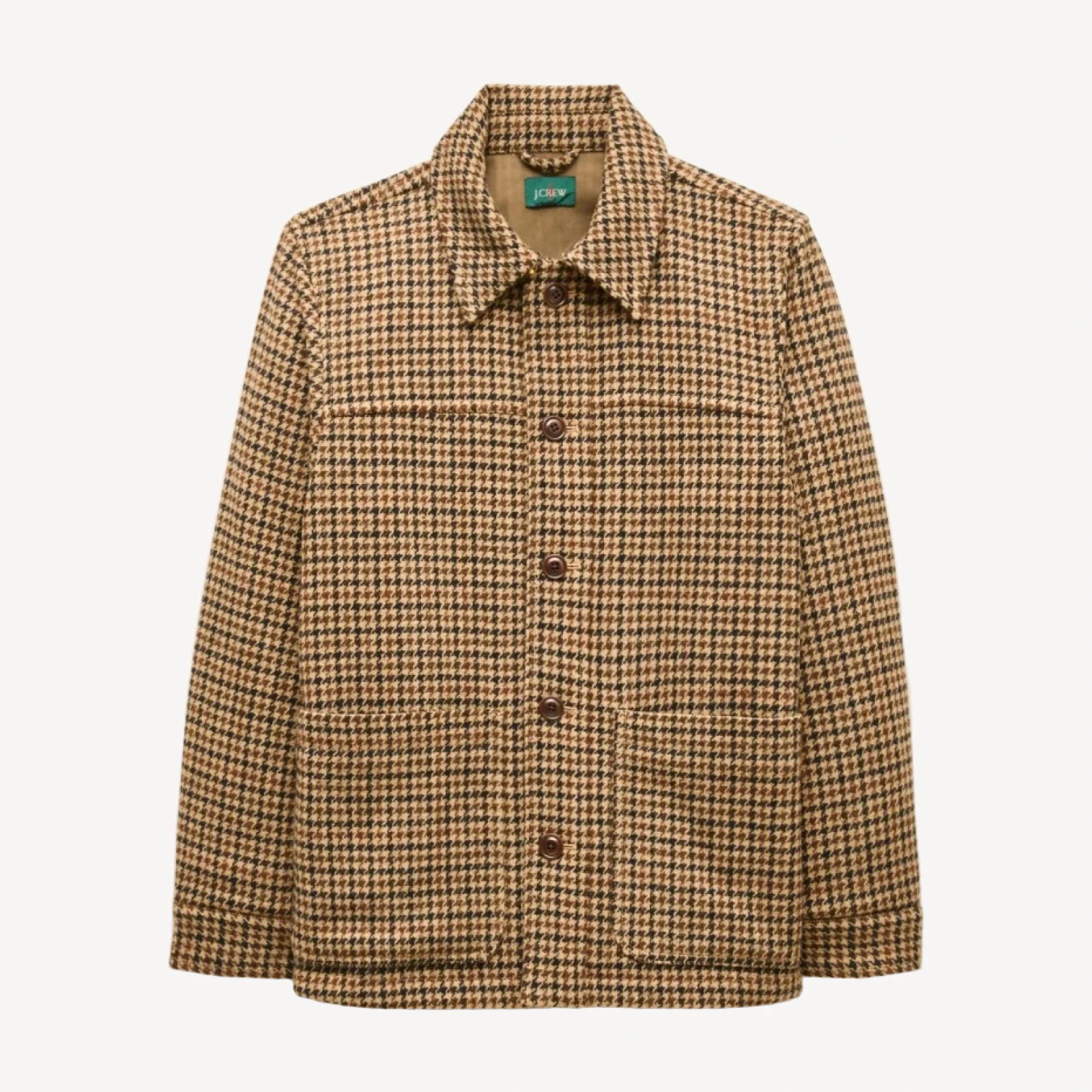 Two-pocket field jacket in wool