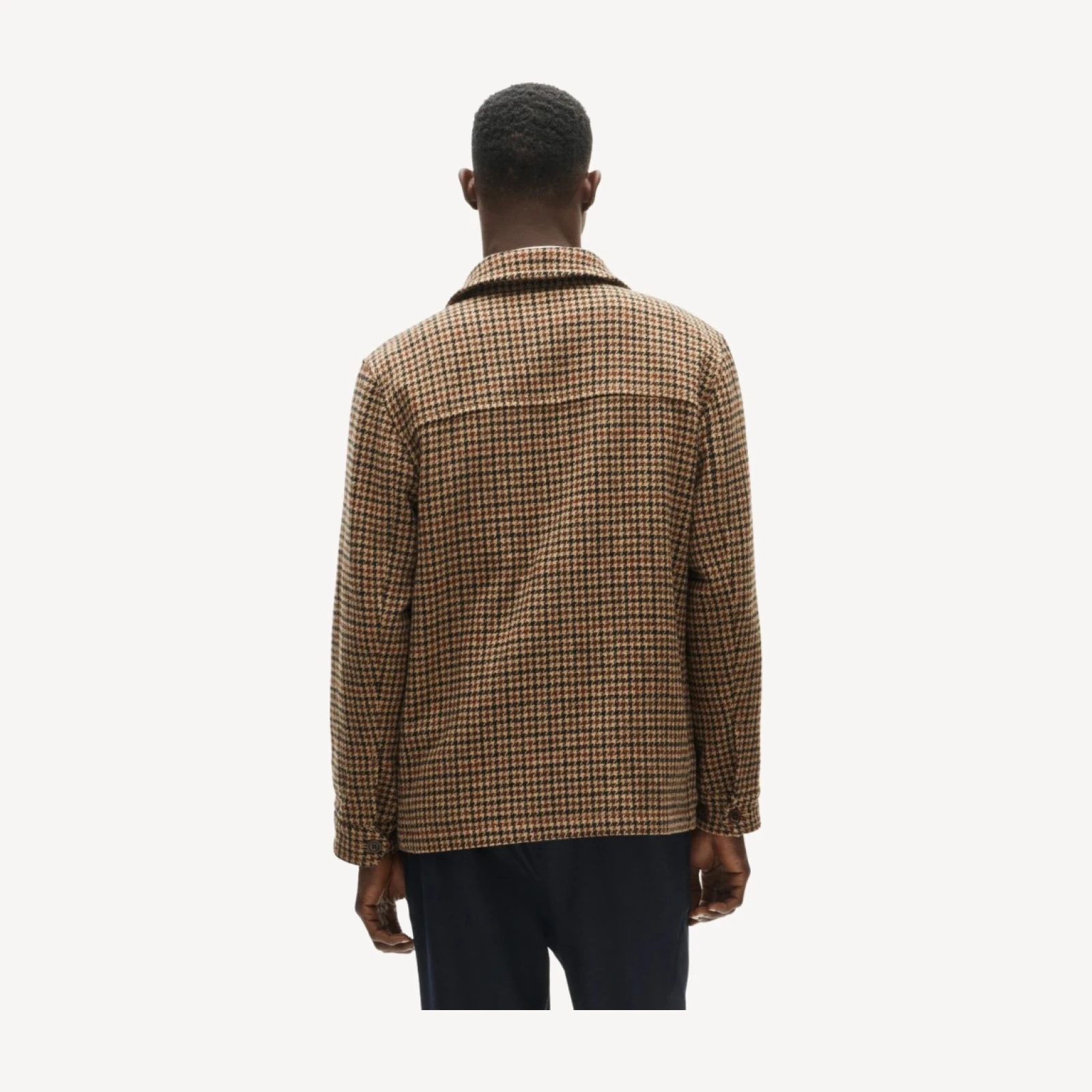 Two-pocket field jacket in wool