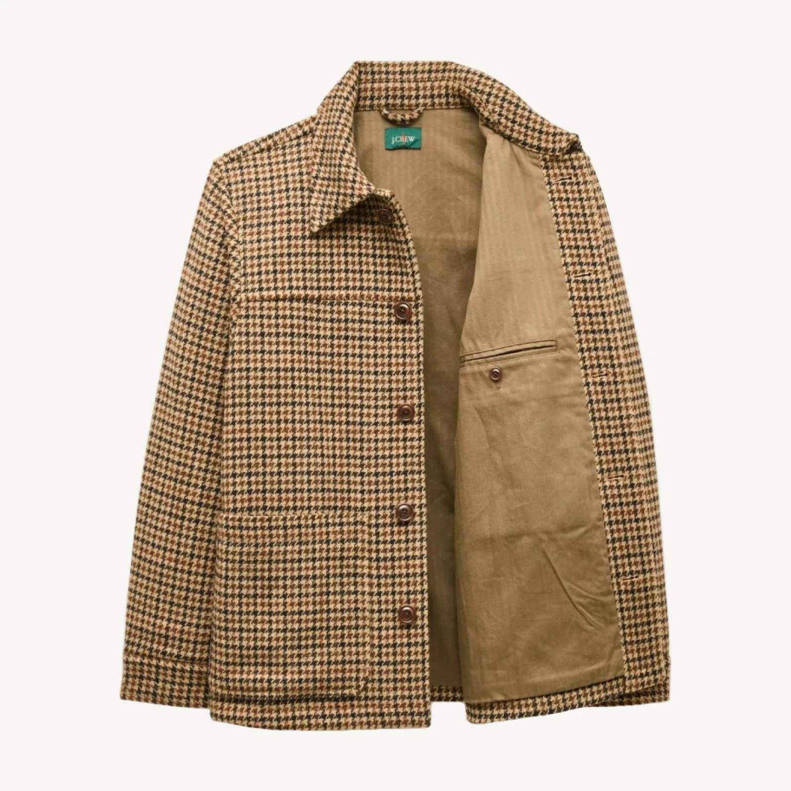 Two-pocket field jacket in wool