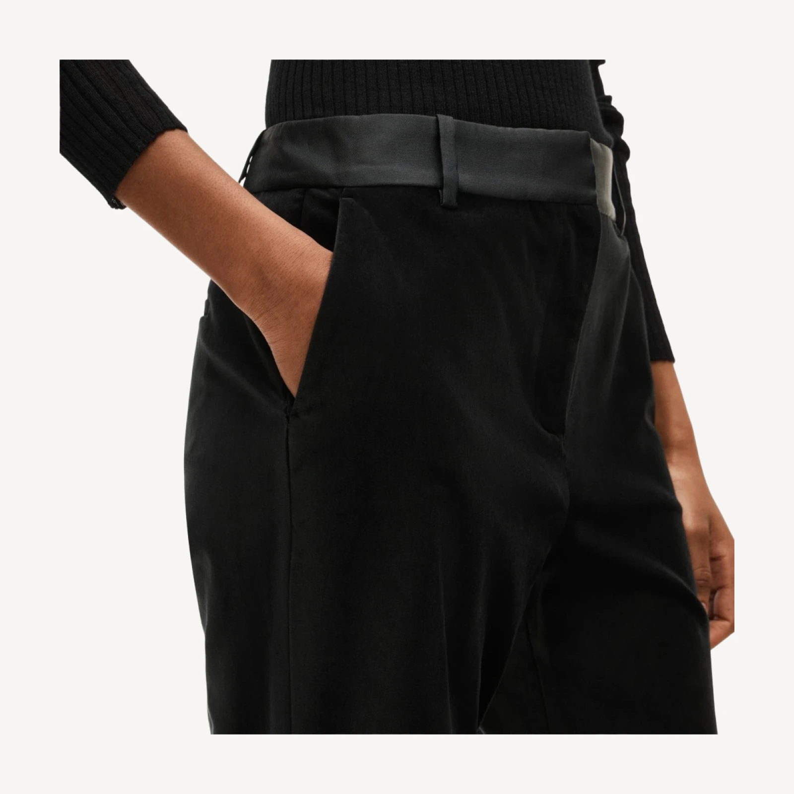 Natalia pant in velvet