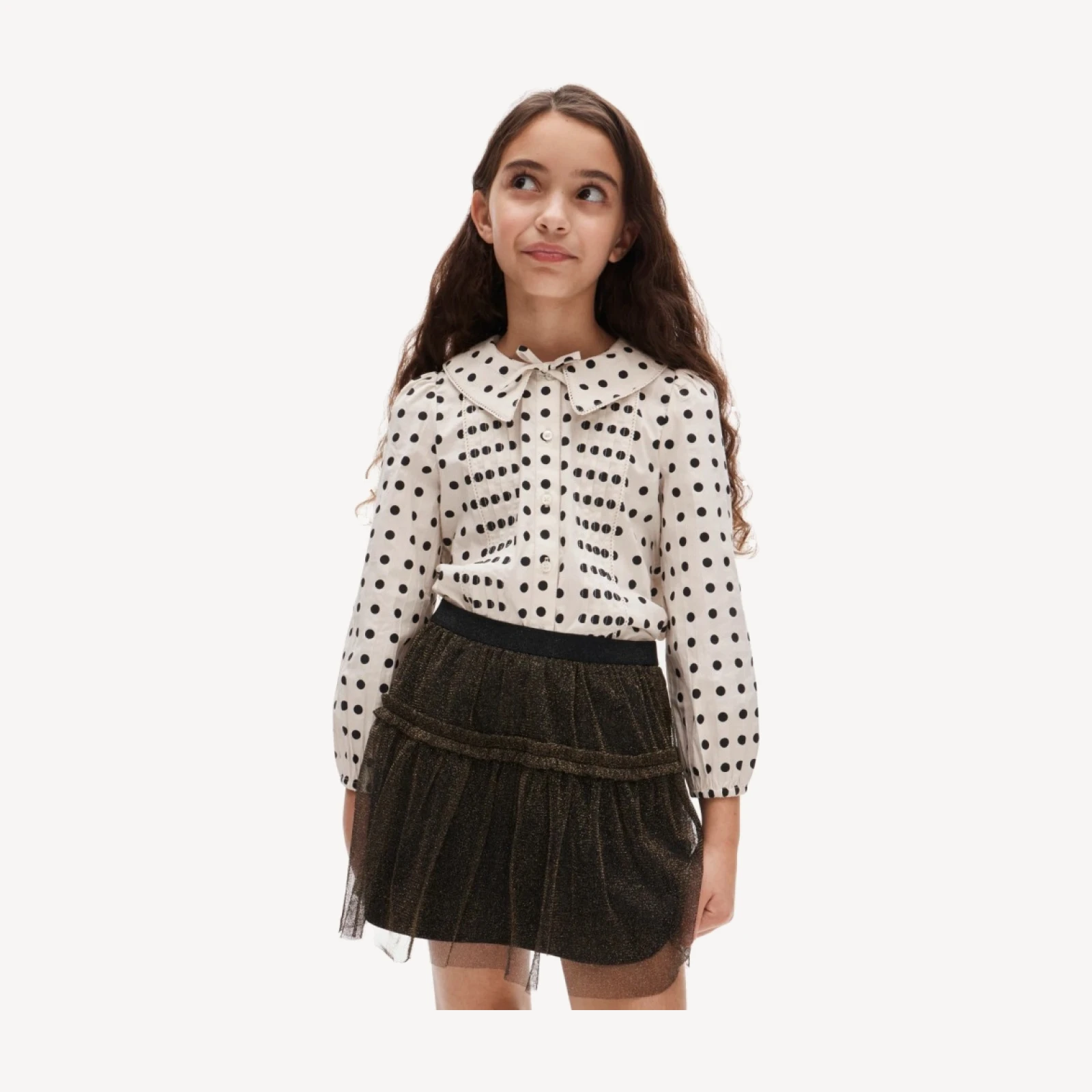 American Girl® x J.Crew black tulle skirt for girls