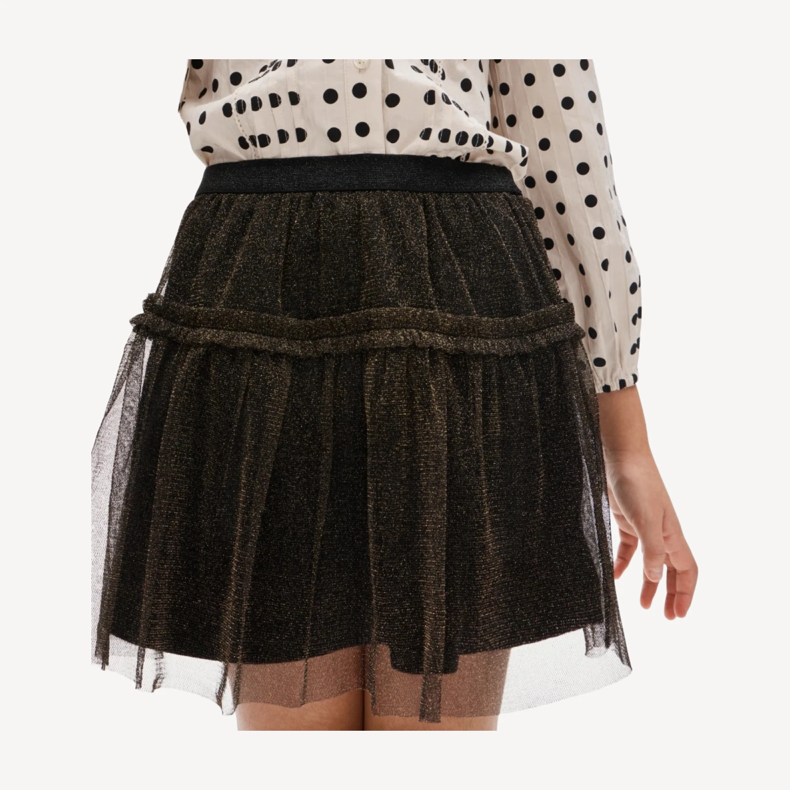 American Girl® x J.Crew black tulle skirt for girls